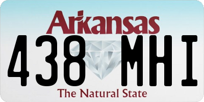 AR license plate 438MHI