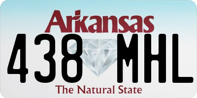 AR license plate 438MHL