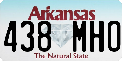 AR license plate 438MHO