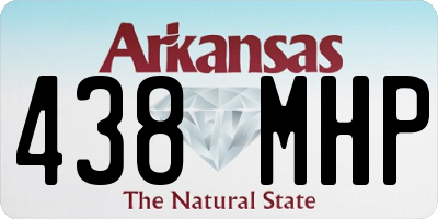 AR license plate 438MHP