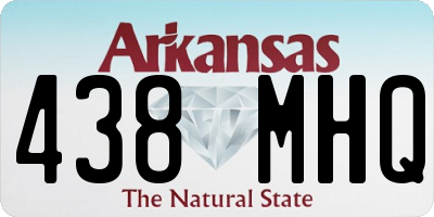 AR license plate 438MHQ