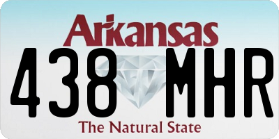 AR license plate 438MHR