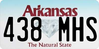 AR license plate 438MHS