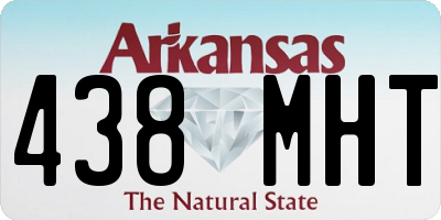 AR license plate 438MHT