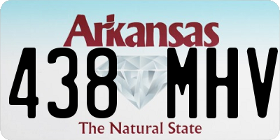 AR license plate 438MHV