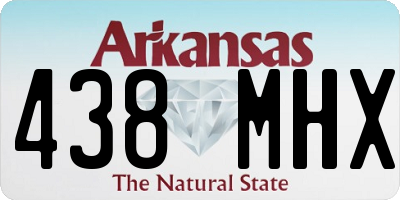 AR license plate 438MHX