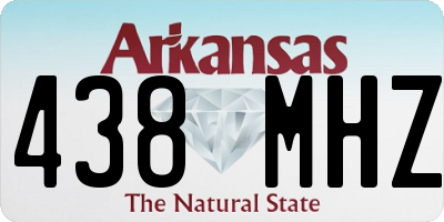 AR license plate 438MHZ