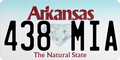 AR license plate 438MIA