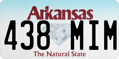 AR license plate 438MIM
