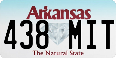 AR license plate 438MIT