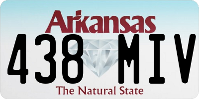 AR license plate 438MIV