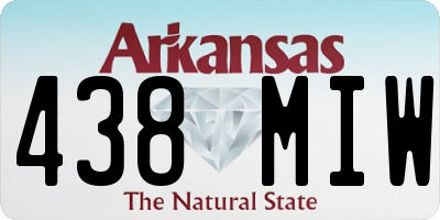 AR license plate 438MIW