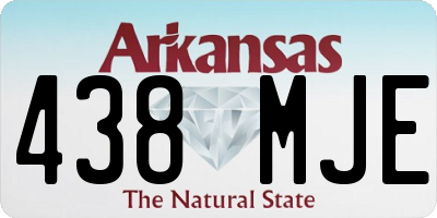 AR license plate 438MJE