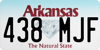 AR license plate 438MJF