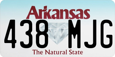 AR license plate 438MJG