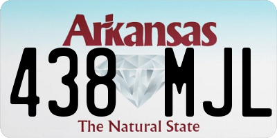 AR license plate 438MJL
