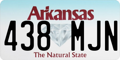 AR license plate 438MJN