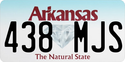 AR license plate 438MJS