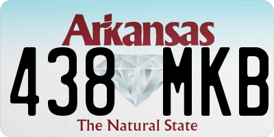 AR license plate 438MKB