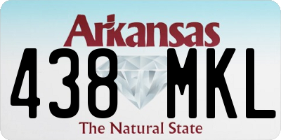 AR license plate 438MKL