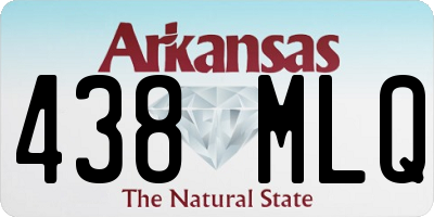 AR license plate 438MLQ