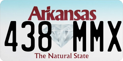 AR license plate 438MMX