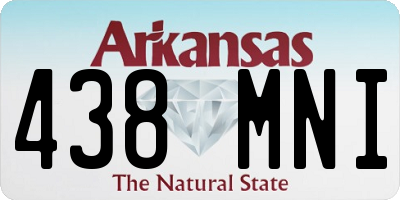 AR license plate 438MNI