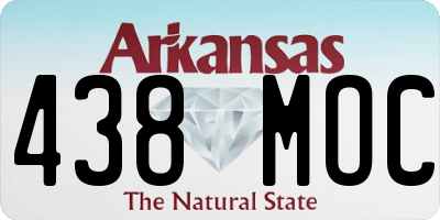 AR license plate 438MOC