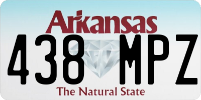 AR license plate 438MPZ