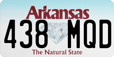 AR license plate 438MQD