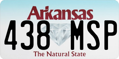 AR license plate 438MSP