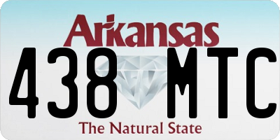 AR license plate 438MTC