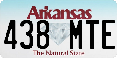 AR license plate 438MTE
