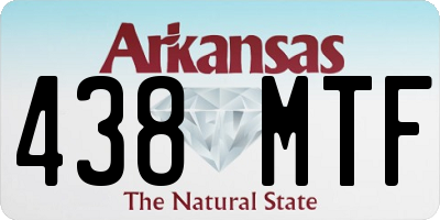 AR license plate 438MTF
