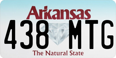 AR license plate 438MTG