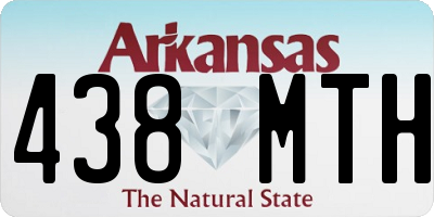 AR license plate 438MTH