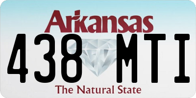 AR license plate 438MTI