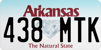 AR license plate 438MTK