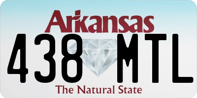 AR license plate 438MTL