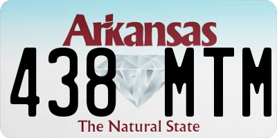 AR license plate 438MTM