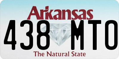 AR license plate 438MTO