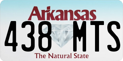 AR license plate 438MTS