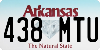 AR license plate 438MTU