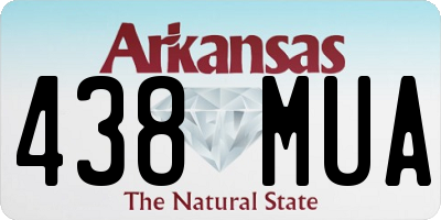 AR license plate 438MUA