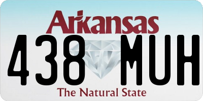 AR license plate 438MUH