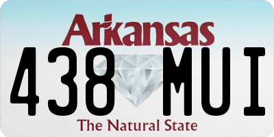 AR license plate 438MUI