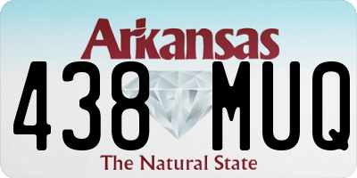 AR license plate 438MUQ