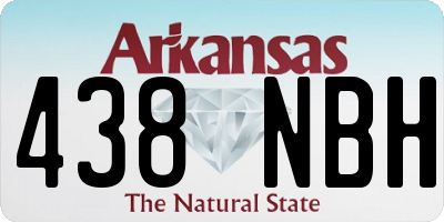 AR license plate 438NBH