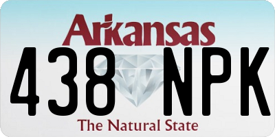 AR license plate 438NPK