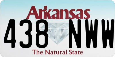 AR license plate 438NWW